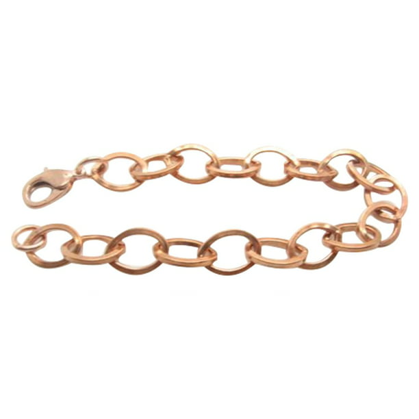 1/2 wide Please choose your length below: Copper Bracelet CB688G 10 inch lengths Available in 6 1/2 to 10 inch lengths 
